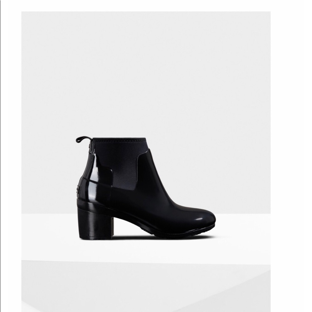 Navy Hunter Booties